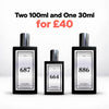 No.687 100ml + No.886 100ml + No.664 30ml